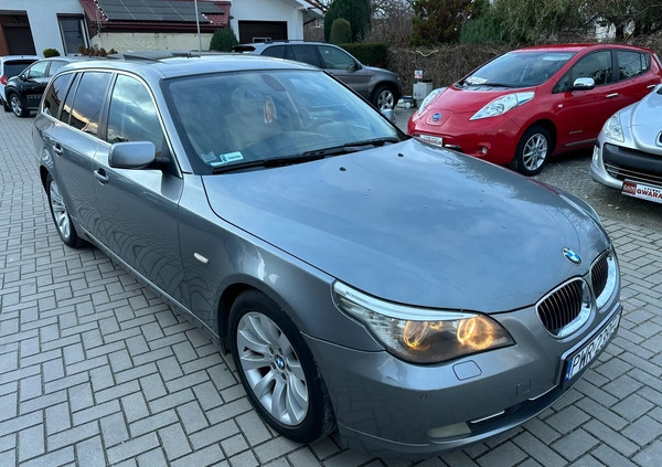 BMW Seria 5 cena 27900 przebieg: 348000, rok produkcji 2008 z Mrocza małe 781